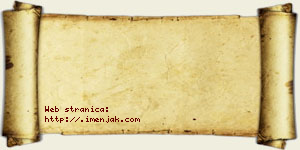 Anđela Dimitrijević vizit kartica